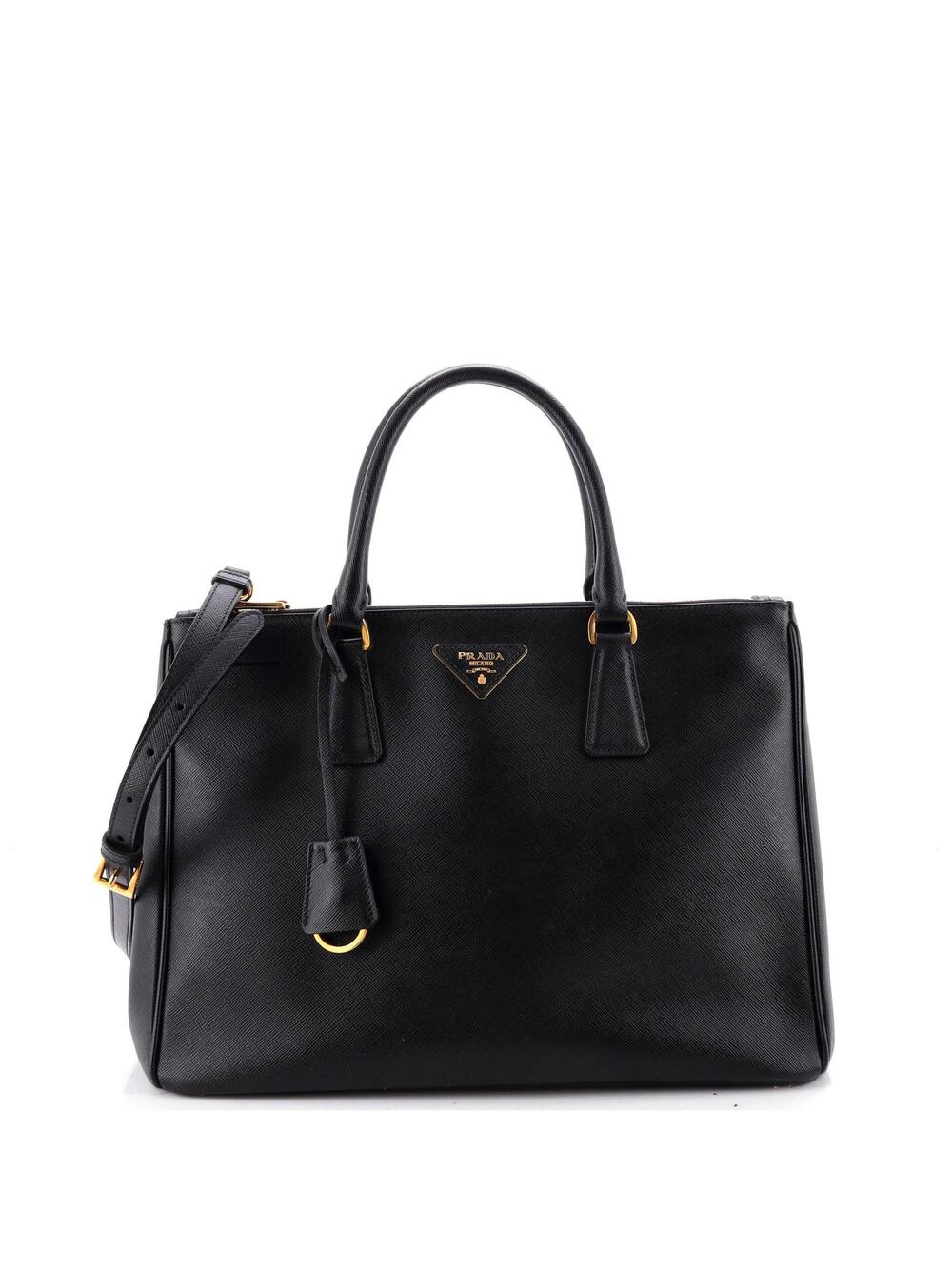 Prada Double Zip Lux Tote Saffiano #335208P13B